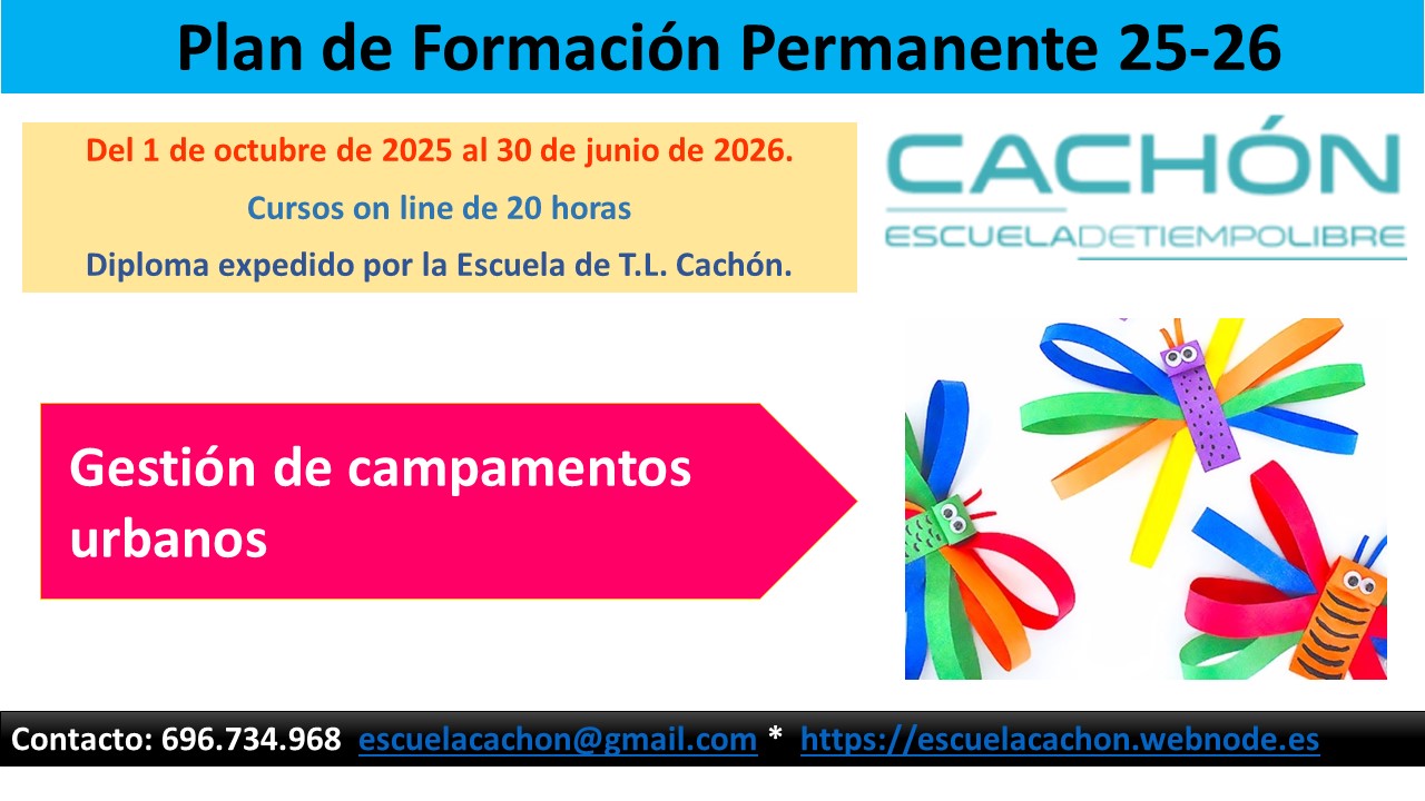 Curso Gestión de campamentos urbanos